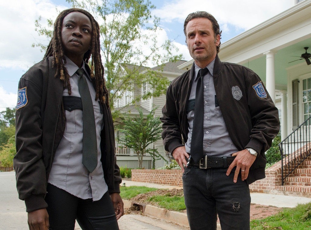Dania Gurira, Andrew Lincoln, The Walking Dead Dania Gurira, Andrew Lincoln, The Walking Dead